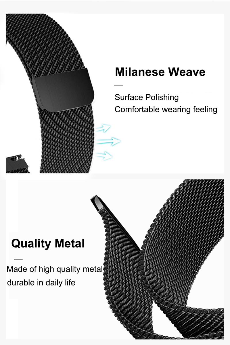 Milanese Loop Strap for Huawei - Milanese Loop Magnetic ulasan dan harga