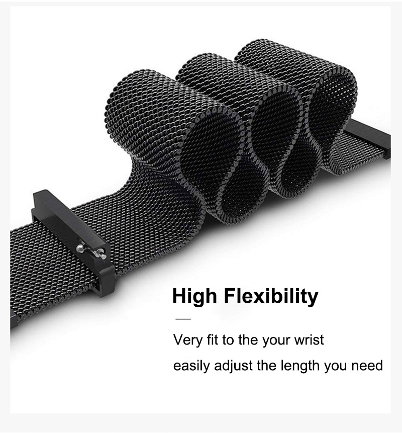 Milanese Loop Strap for Huawei - Milanese Loop Magnetic ulasan dan harga