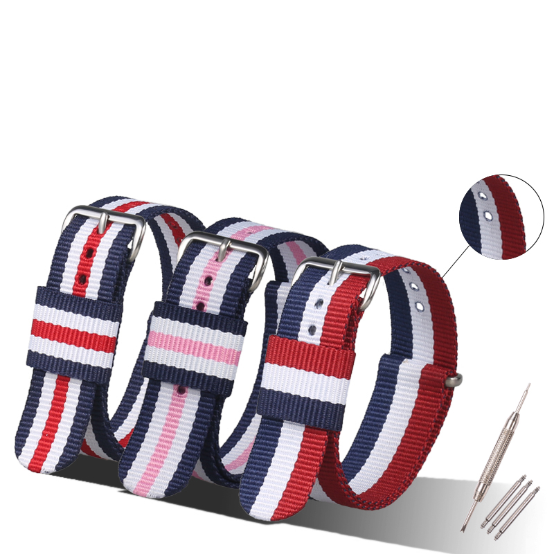 Watch Strap for DW Nylon Strap - Curved Spring Bar ulasan dan harga