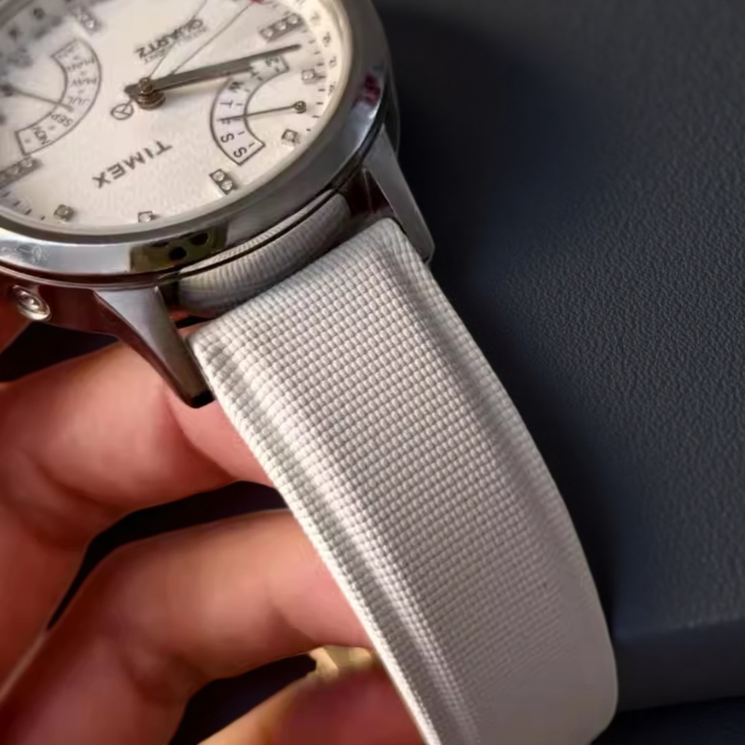 20 21 22mm Sailcloth FKM Rubbe - Cartier Watch Ballon Bleu ulasan dan harga
