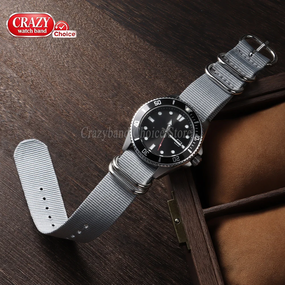 Sport Nylon Watch Band for Wom - Nato Strap Nylon ulasan dan harga