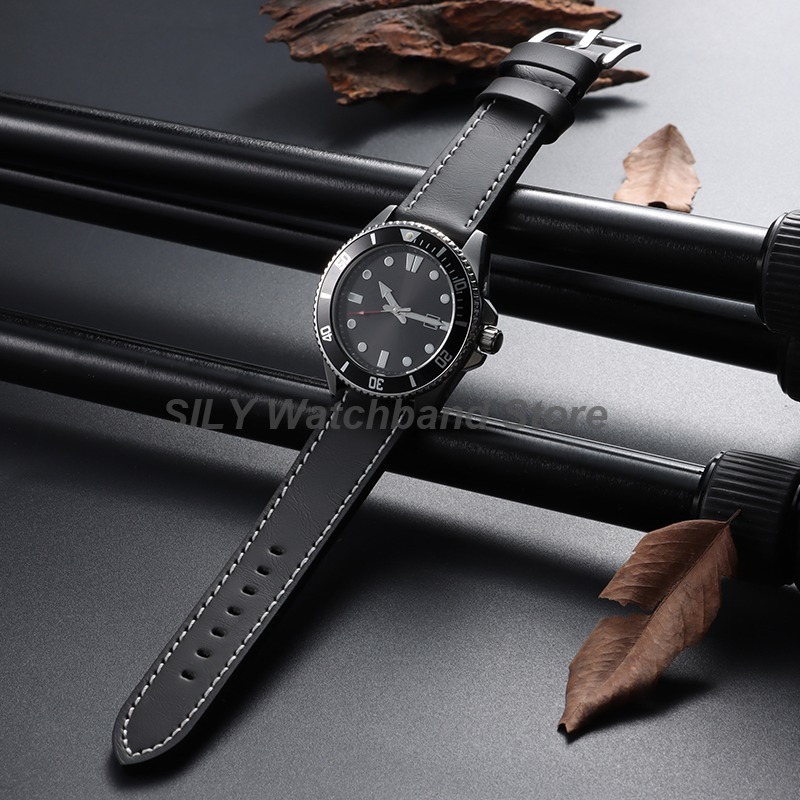Genuine Leather Watchband 18mm - Nato Strap Nylon ulasan dan harga
