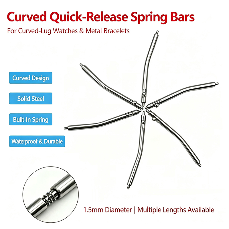 Dia 1.5mm Curved Quick Release - Curved Spring Bar ulasan dan harga