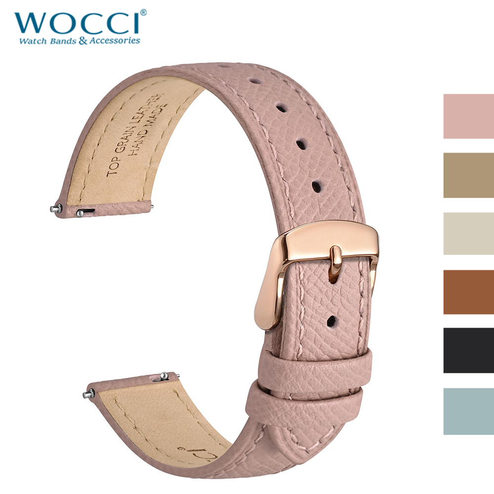 WOCCI Top Grain Leather Watch  - Suede Strap Watch ulasan dan harga