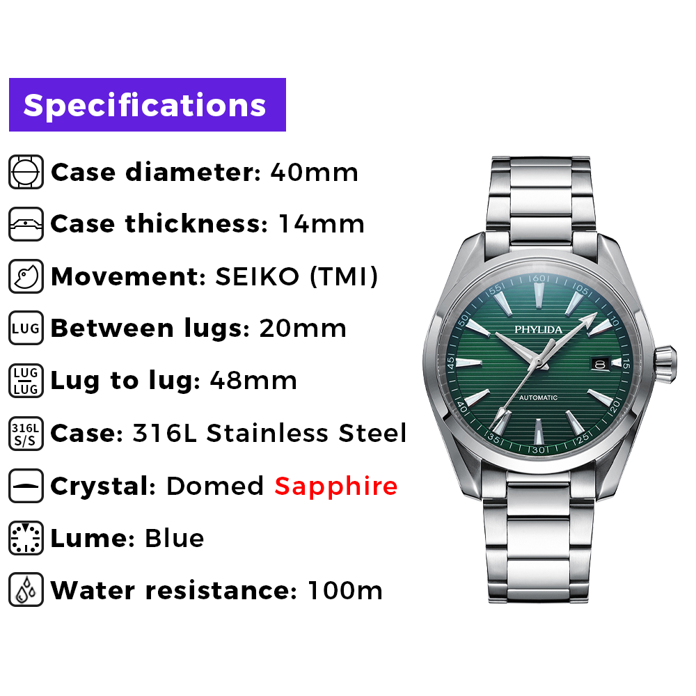 PHYLIDA New Aqua Automatic Wat - Seiko Watch Presage ulasan dan harga