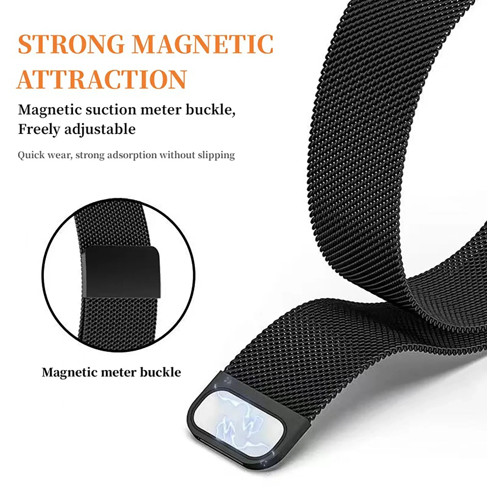 Milanese Loop Strap+TPU Case F - Milanese Loop Magnetic ulasan dan harga