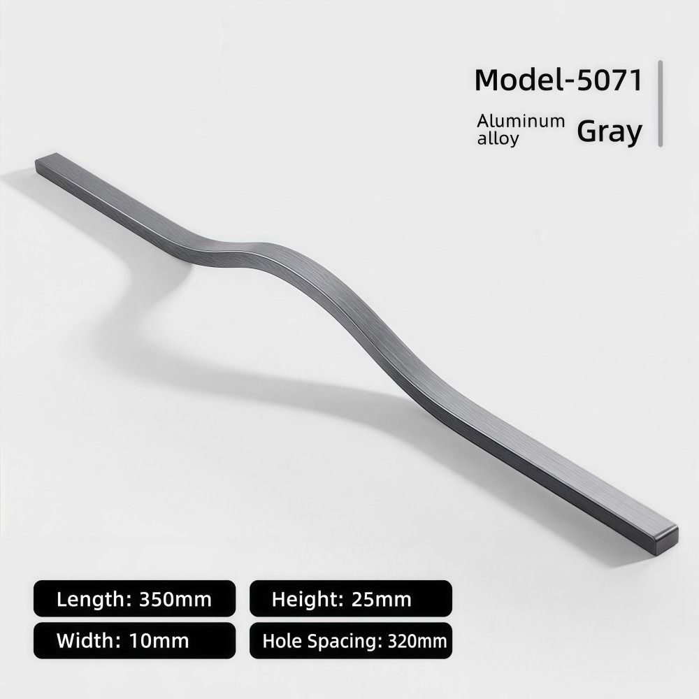 Aluminum Alloy Cabinet Pull Ha - Curved Spring Bar ulasan dan harga
