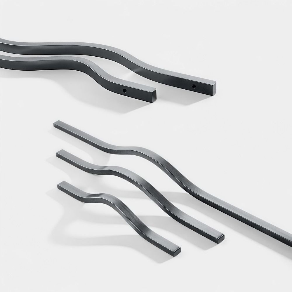 Aluminum Alloy Cabinet Pull Ha - Curved Spring Bar ulasan dan harga