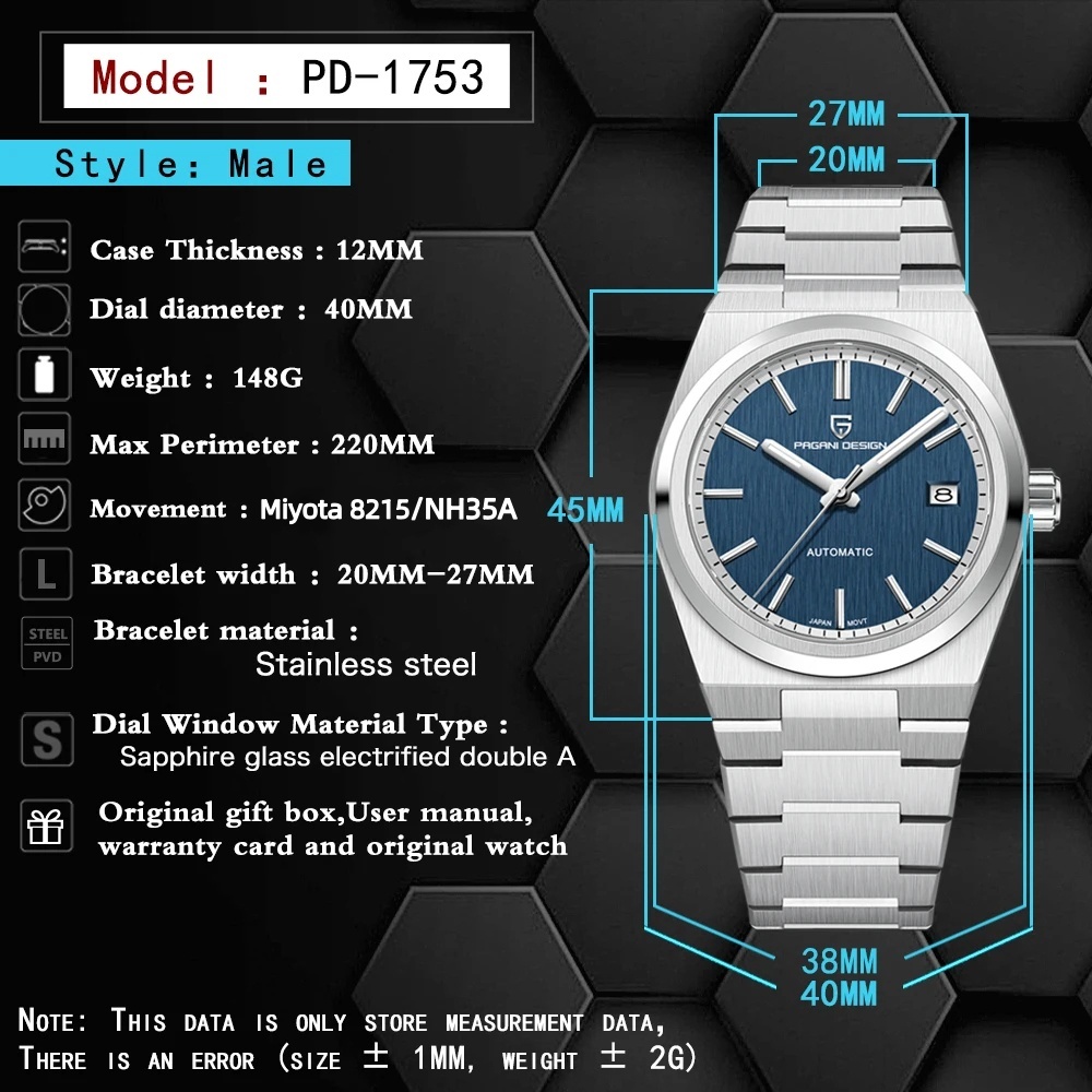 2026 NEW PAGANI DESIGN Men Aut - Seiko Watch Presage ulasan dan harga
